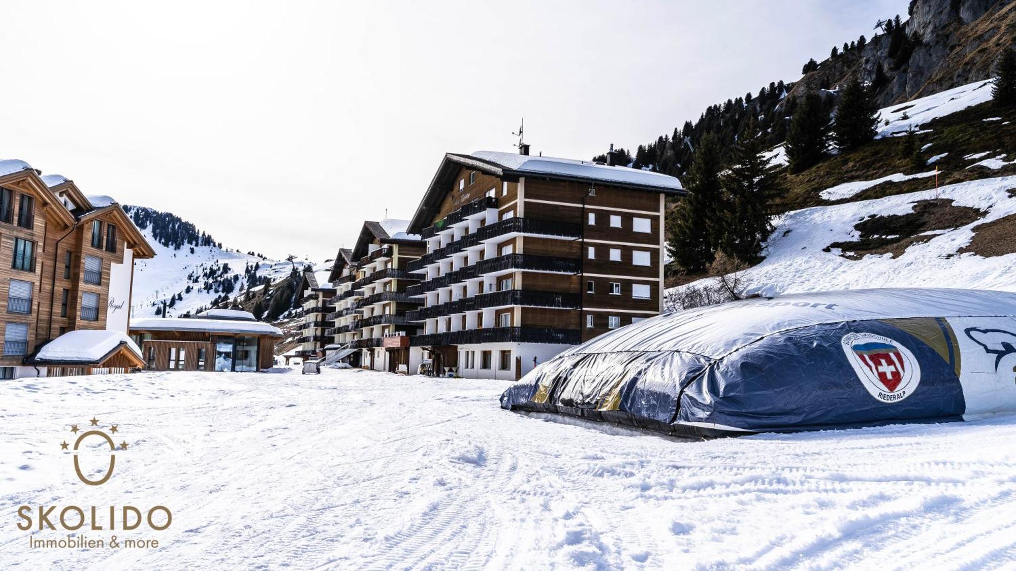Haus Rhodania Mit Matterhornblick, Riederalp Mitte Eksteriør billede
